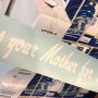 hows your mother for turf large sticker white x1