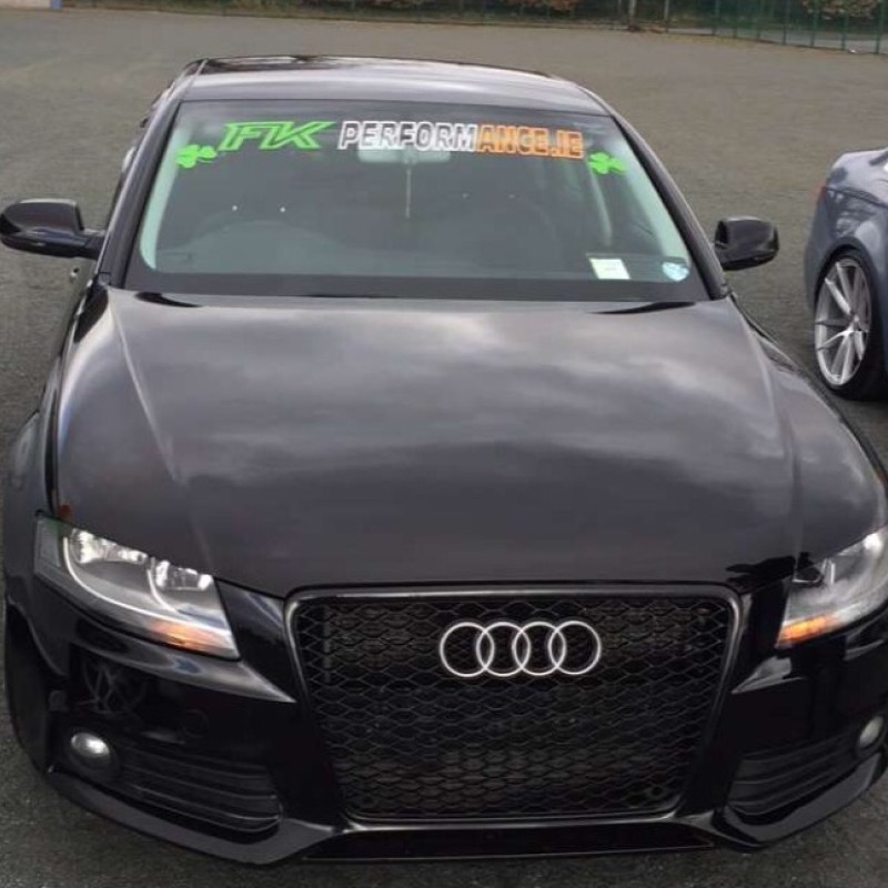 fkperformance ireland flag windscreen sticker decal white x 1 