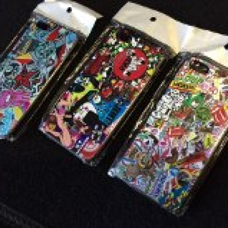 jdm stickerbomb phone cover (suits iphone 4 and 4s) x1