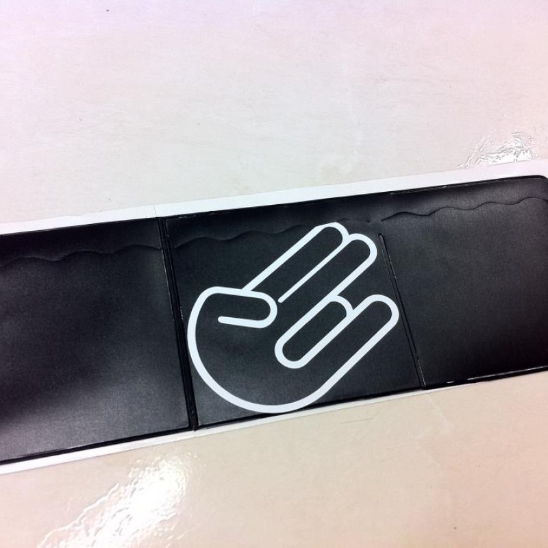 Jdm white shocker Tax Disc Holder Black x 1 Jdm white shocker Tax Disc Holder Black x 1