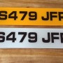 Fk038  Metro Uk plates with M logo, 1 pair
