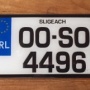 1 single mini motorcycle plate (legal style) x1 