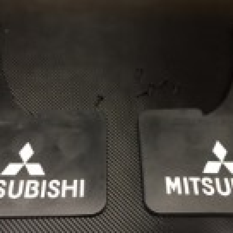 Mitsubishi Mudflaps 1 pair  Mitsubishi Mudflaps 1 pair