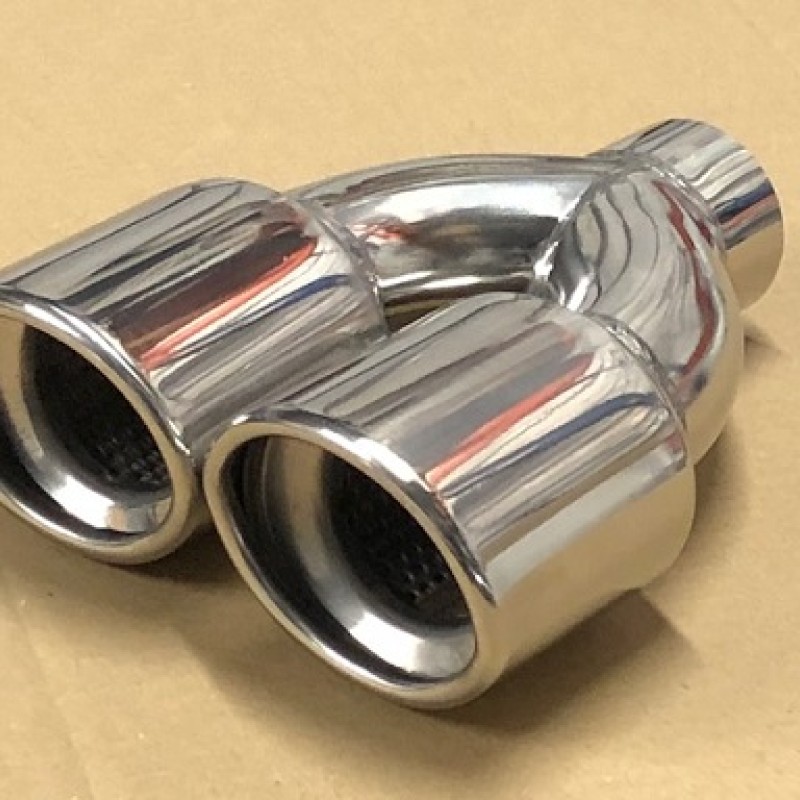 Fket02 Double oval 2.5''  exhaust tip Fket02 Double oval 2.5''  exhaust tip