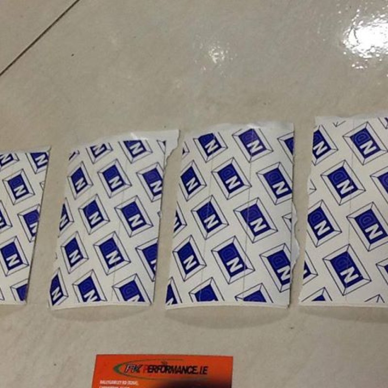 stickey numberplate pads high quality x12 stickey numberplate pads high quality x12