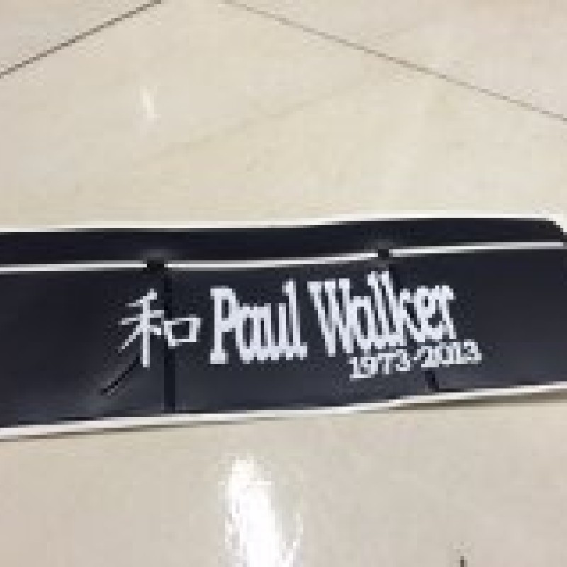 Paul Walker 1973-2013 memorial tax disc holder black x1  Paul Walker 1973-2013 memorial tax disc holder black x1