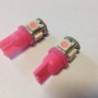 LED Xenon pink parking bulbs1 pair 501 W5W