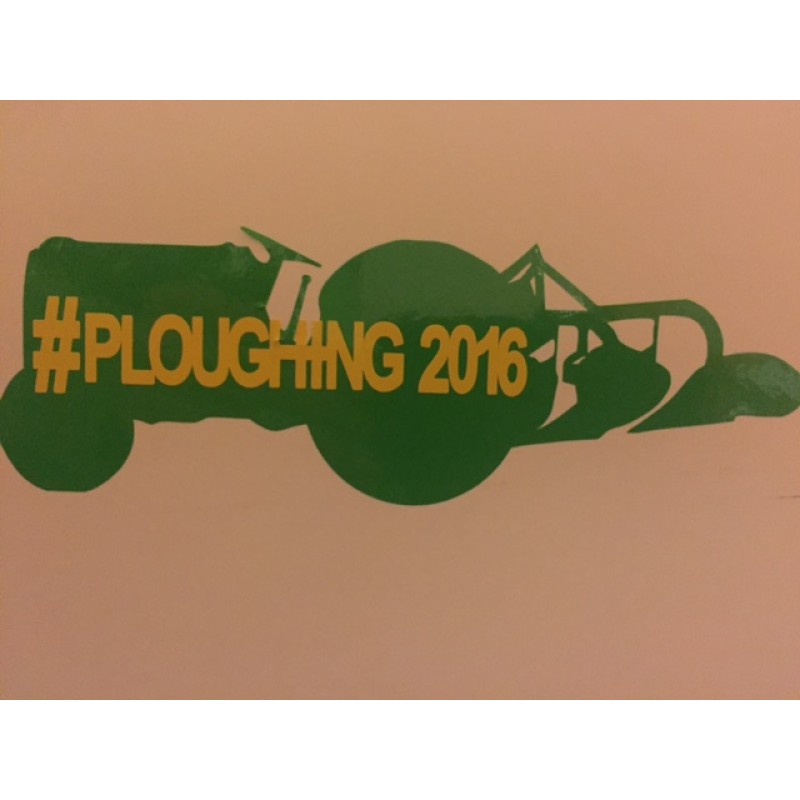 Ploughing 2016 decal (green) x1