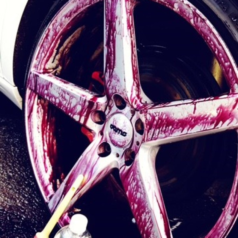 purple x ultimate wheel cleaner spray bottle 500ml & brush purple x ultimate wheel cleaner spray bottle 500ml & brush