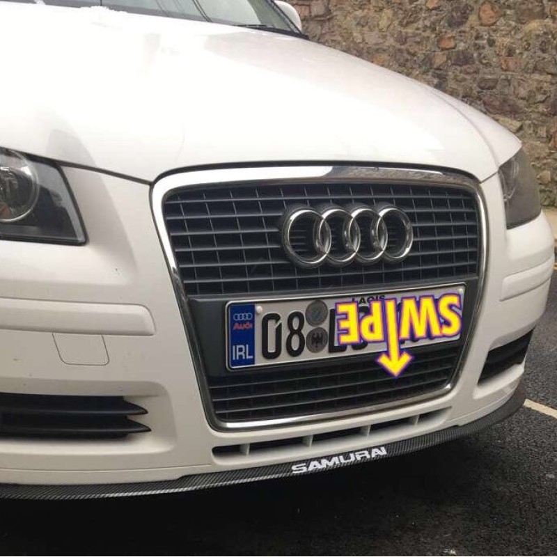 audi a3 Samurai carbon front rubber lip universal x1 audi a3 Samurai carbon front rubber lip universal x1