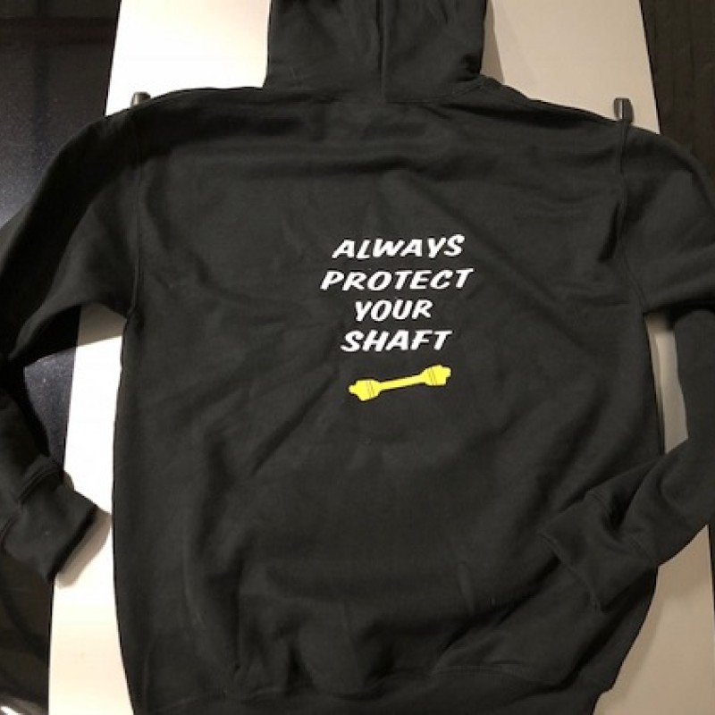 fkph01 always protect your shaft hoody black x1  fkph01 always protect your shaft hoody black x1