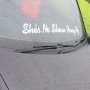 shes no show pony windscreen decal x1. 