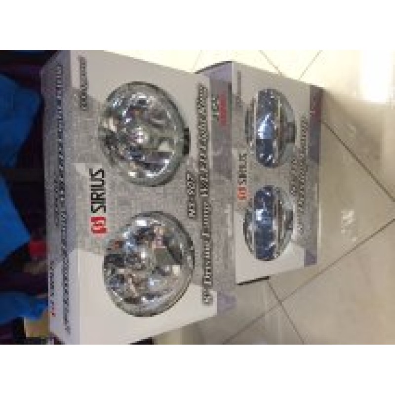 genuine Sirius 8'' clear spotlights 1 pair 