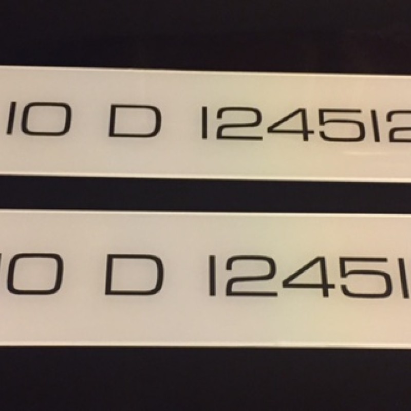 fk0667 1 pair white with sline logo in corner