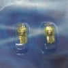 Autostyle T10 w5w yellow led bulbs 1 pair 