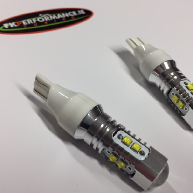 T15 w16w cree led super bright white reverse bulb. 1 pair. 
