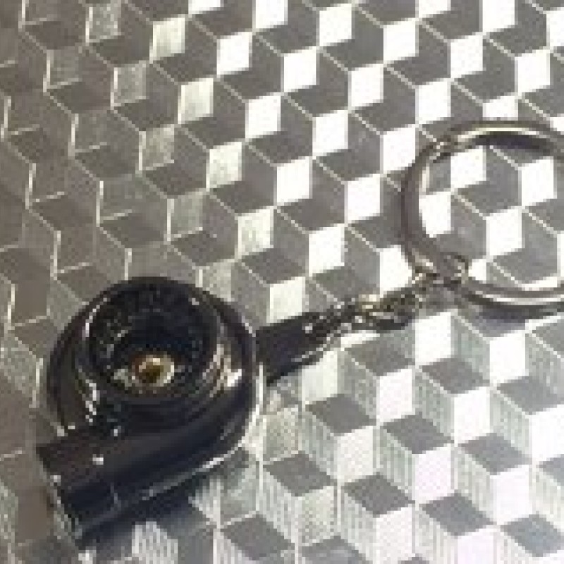 turbo keyring metal silver x1  turbo keyring metal silver x1