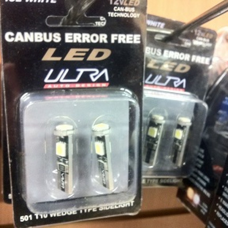 Genuine Ultra Canbus LED Xenon White parking bulbs no error 1 pair 501   Genuine Ultra Canbus LED Xenon White parking bulbs no error 1 pair 501