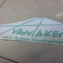 Vanaaken Windscreen Sticker x 1 [Monster Reflective Green]