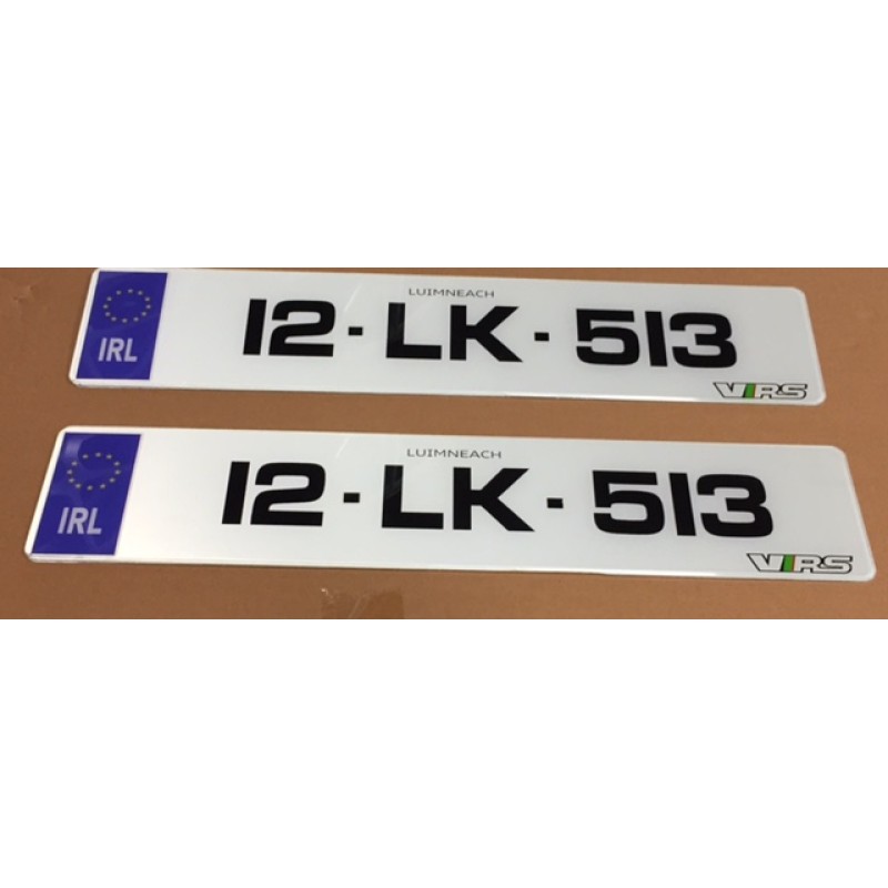 fk062 1 pair white with vrs logo 
