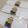 Minion cartoon character tax disc holder white x1 