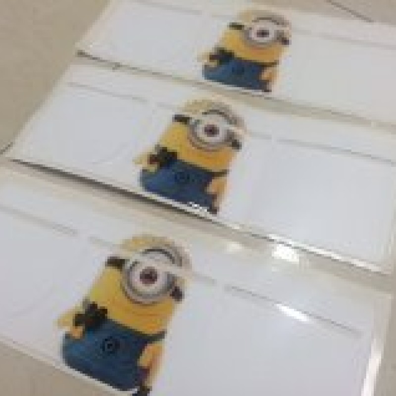 Minion cartoon character tax disc holder white x1  Minion cartoon character tax disc holder white x1